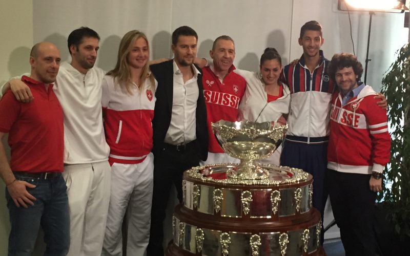 Esibizione TC Bellinzona 2015 – Coppa Davis e Marco Chiudinelli