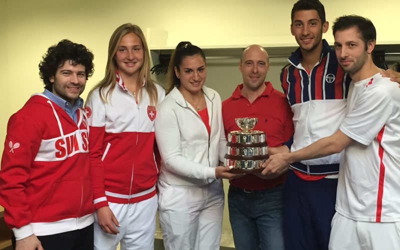 Esibizione TC Bellinzona 2015 – Coppa Davis e Marco Chiudinelli